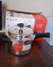 Aluminium Rays Aura Pressure Cookers With Outer Lid (5.5 Litres / 5-Year warranty,  ISI Number :- 2347, BIS Number :- CM/L -7600164310