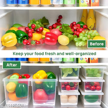 Fridge Storage Container (Pack Of 6pc 1500ml)