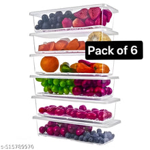 Fridge Storage Container (Pack Of 6pc 1500ml)